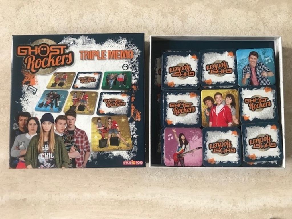Nieuw triple memospel "GHOST ROCKERS" - Studio 100 (nr3179), Enlèvement ou Envoi, Neuf