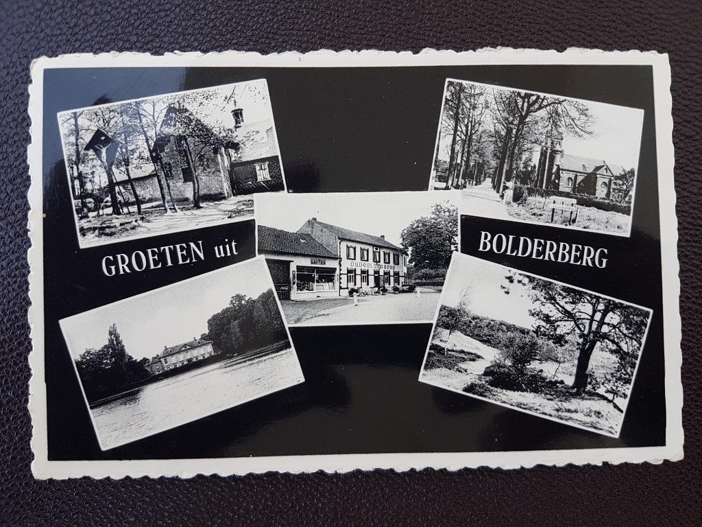 Postkaart Groeten uit Bolderberg Zolder, Ophalen of Verzenden, 1940 tot 1960, Gelopen, Limburg