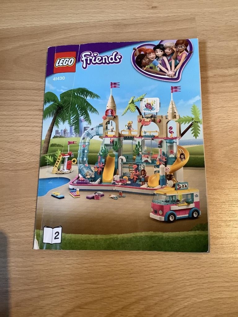 Lego Friends 41430 TBE waterparkboekje, Ophalen of Verzenden, Gebruikt, Lego