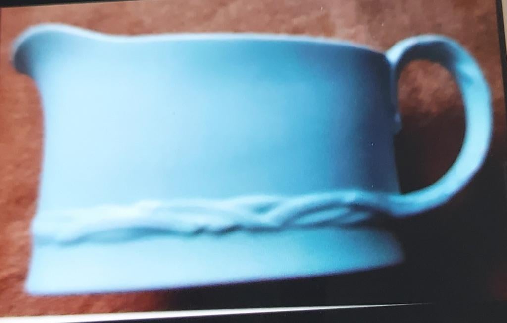 Saucière porcelaine germany 19cm avec anse sur 10cm de haut, Enlèvement ou Envoi