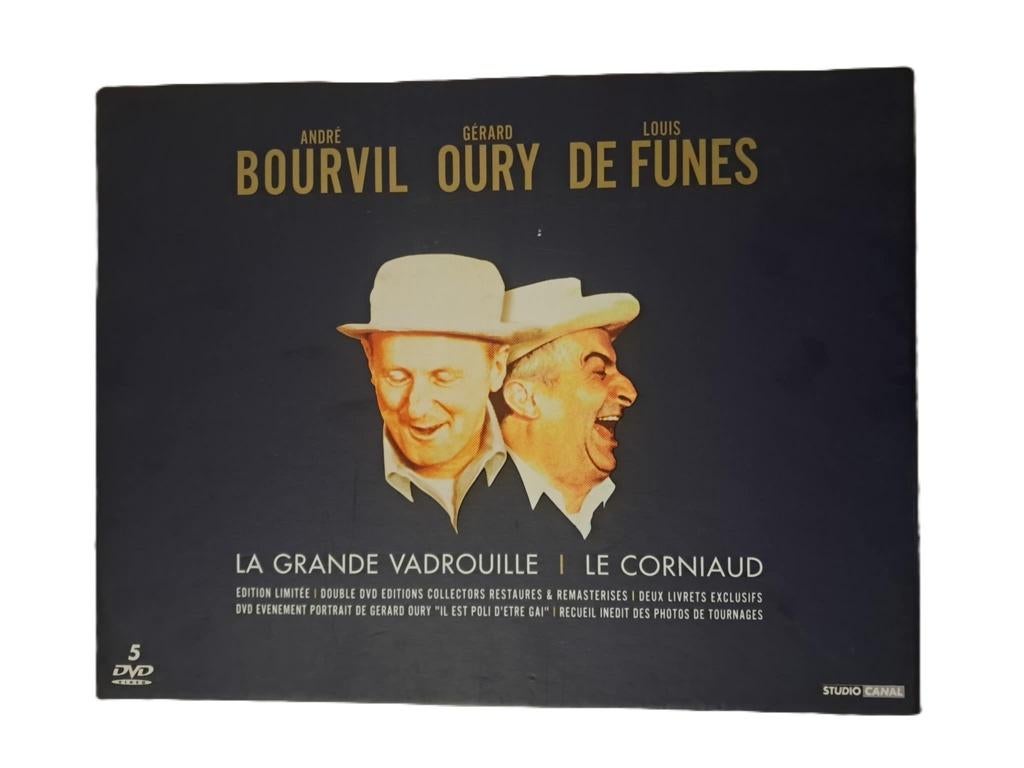 La Grande Vadrouille & Le Corniaud – De Funès / Bourvil, Cd's en Dvd's, Dvd's | Komedie, Zo goed als nieuw, Overige genres, Boxset