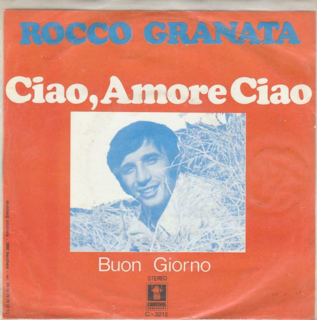 45T: Rocco Granata: Ciao,Amore Ciao  : Cardinal, Cd's en Dvd's, Vinyl | Overige Vinyl, Ophalen of Verzenden, Overige formaten