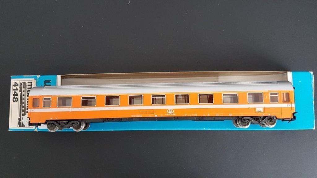 4148 MÄRKLIN HO — Voiture Eurofima belge/Voiture Eurofi SNCB, Neuf, Analogique, Enlèvement ou Envoi, Courant alternatif