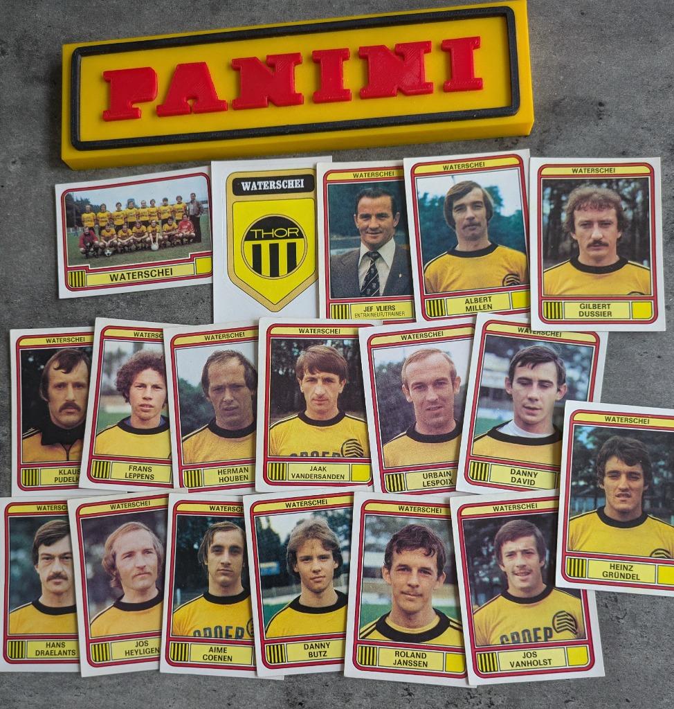 PANINI FOOTBALL 79 WATERSCHEI 18X voetbal STICKERS 1979, Hobby en Vrije tijd, Stickers en Plaatjes, Verzenden