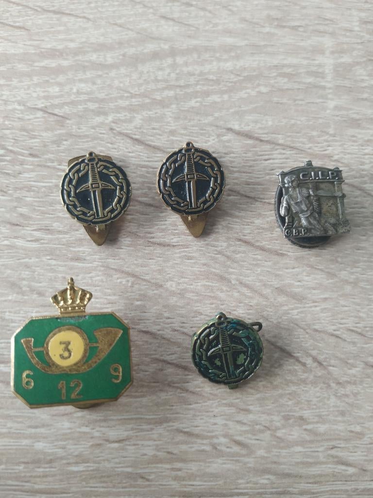 Lot disques de col militaire insignes de collet, Enlèvement ou Envoi, Armée de terre, Autres types