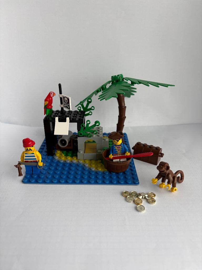 Lego 6260 vintage schipbreuk eiland  met plan, Ophalen of Verzenden, Gebruikt, Complete set, Lego