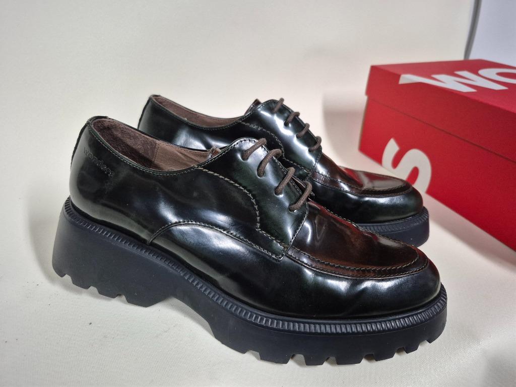 Veterschoen Dames, Schoenen met lage hakken, Verzenden, Wonders, Zwart