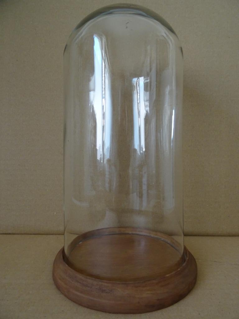 Cloche en verre moderne cloche en verre pour statue 27 cm, Maison & Meubles, Enlèvement ou Envoi, Comme neuf