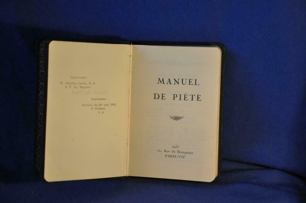 §  missel manuel de piété 1933, Collections, Enlèvement ou Envoi, Utilisé, Livre, Christianisme | Catholique