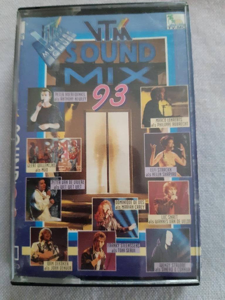 Cassette VTM SOUND MIX 93, Cd's en Dvd's, 1 bandje, Dance, Ophalen of Verzenden, Zo goed als nieuw