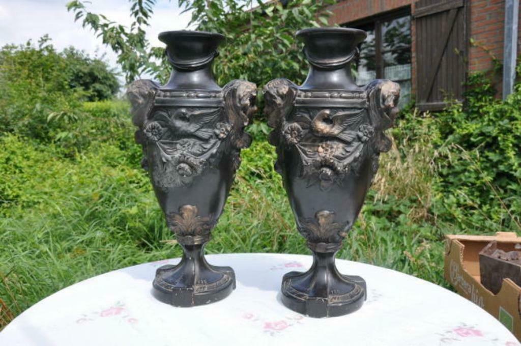 §  paire de vases napoléon 3, Antiquités & Art, Antiquités | Vases, Enlèvement