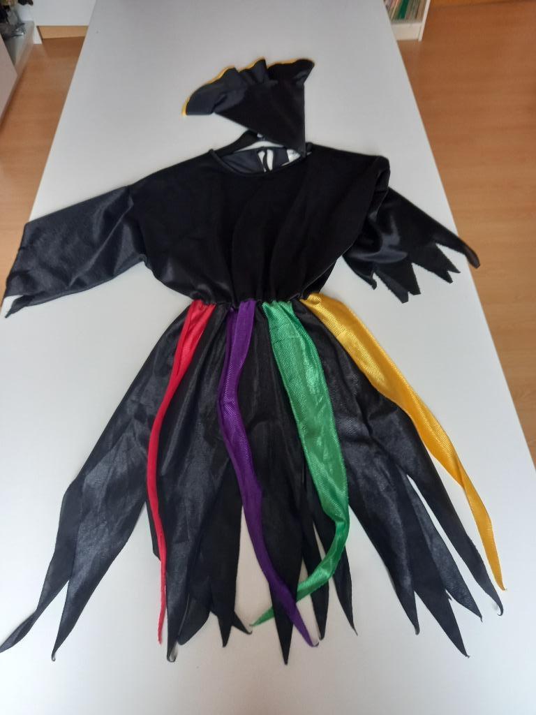 Halloween: heksen kleed M 116 +140, Ophalen of Verzenden
