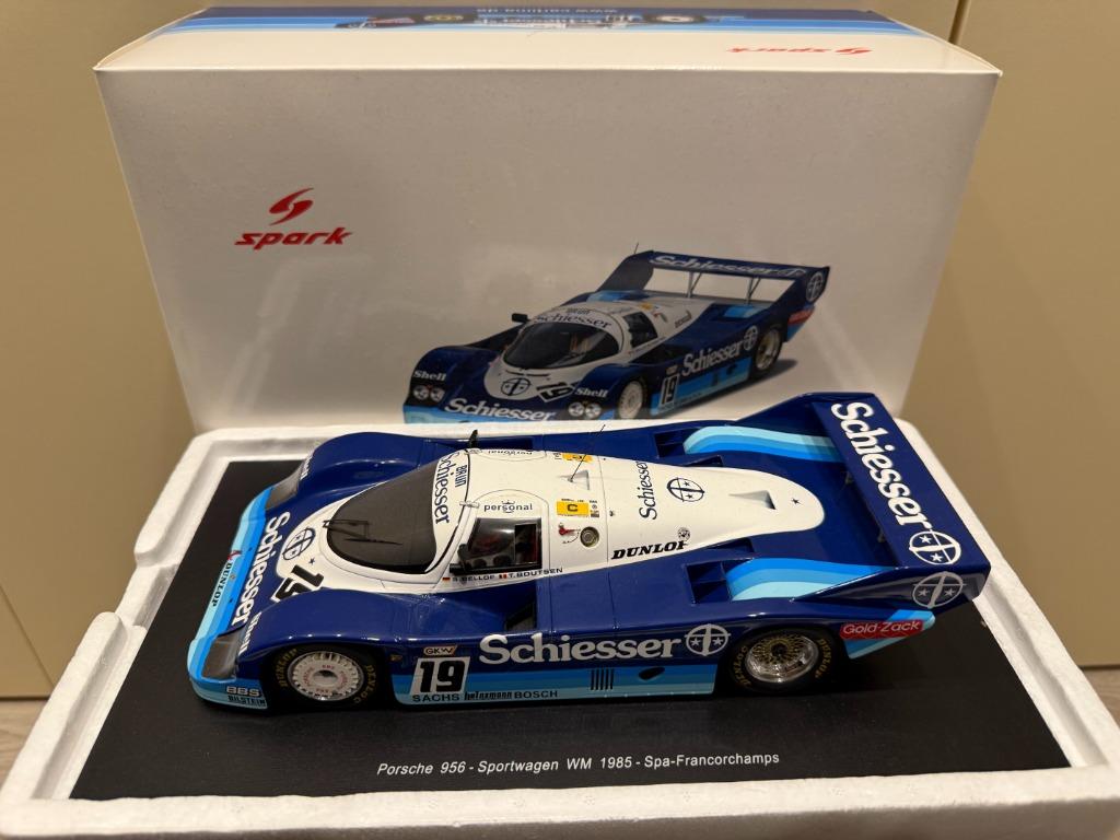 1/18 SPARK-MODEL - PORSCHE - 956 1000km SPA 1985 295/300, Enlèvement, Neuf, Voiture, Autres marques