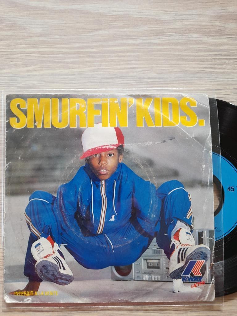 Schtroumpfette Kids-K-Way Schtroumpfette pour enfants 7", Enlèvement ou Envoi, Single, Utilisé, Hip-hop et Rap