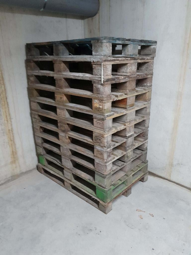 Europalletten, Enlèvement, Utilisé, Moins de 200 cm, Palette