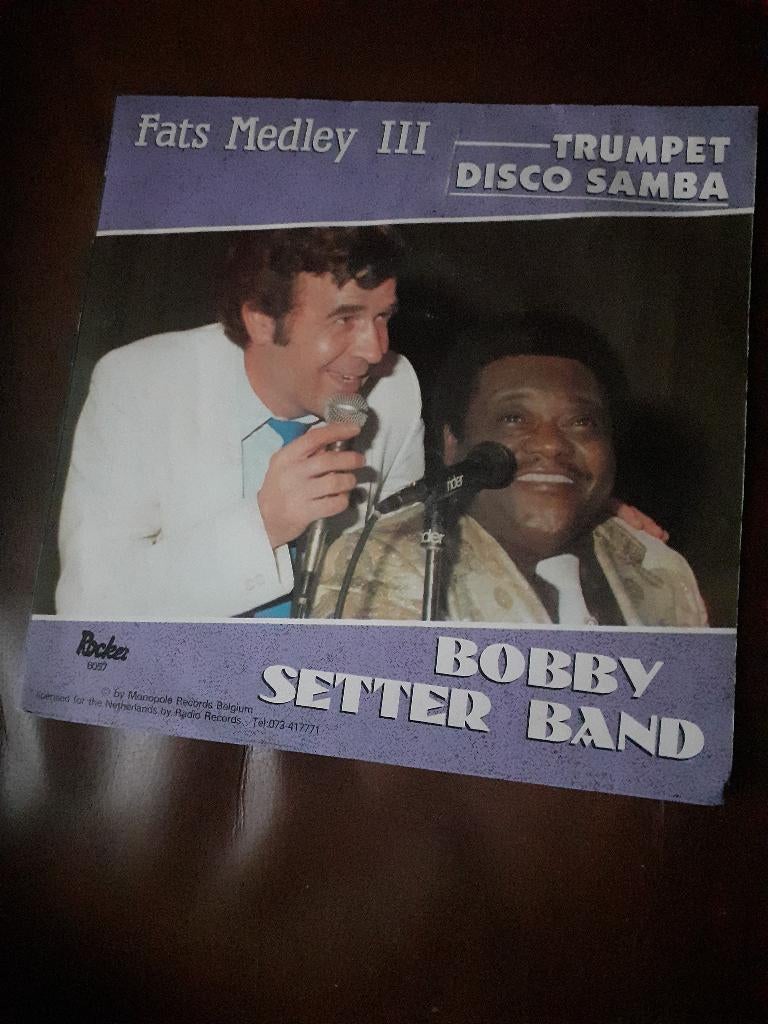 45T Bobby Setter Band : Fats medley III (Belpop), Ophalen of Verzenden