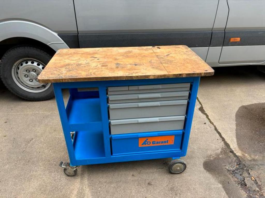 Garant gereedschapswagen mobiele werkbank gereedschapskar, Doe-het-zelf en Bouw, Ophalen