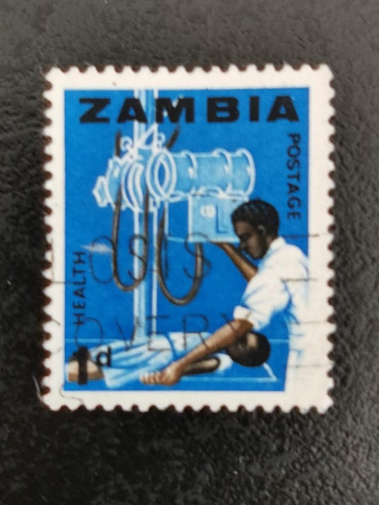 Zambie 1964 - médecin - radiologue - RX, Enlèvement ou Envoi, Zambie, Affranchi
