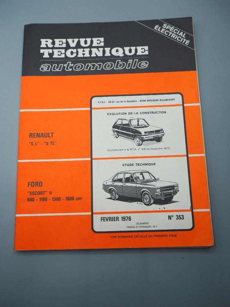Technische gids voor Renault 5 en Ford Escort, Boeken, Ophalen of Verzenden, Gelezen, Ford