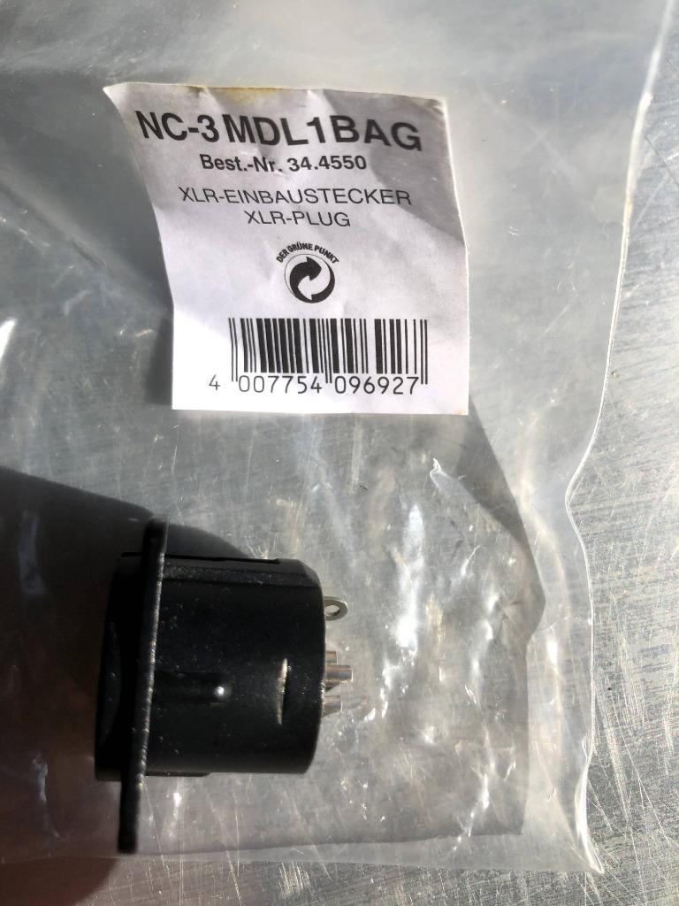 lot 3-pin XLR-chassisterminals, Ophalen, Nieuw, Apparatuur