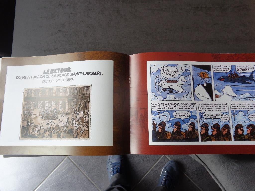 Petite bd de Walthéry 4 pages (petit avion place st Lambert), Livres, Enlèvement
