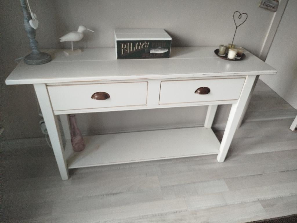 Side table ( bijzet tafel), Huis en Inrichting, Tafels | Sidetables, Ophalen, 100 tot 150 cm, Landelijk, Overige houtsoorten