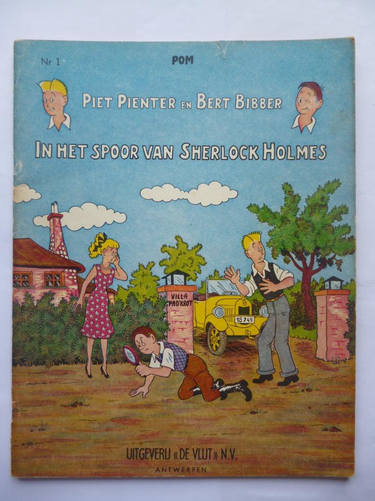 Piet Pienter en Bert Bibber - De Vlijt - 1ste reeks (geniet), Gelezen, Ophalen of Verzenden, POM, Meerdere stripboeken
