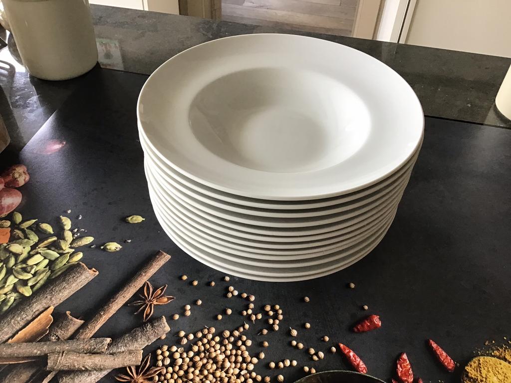 Grote diepe borden (pasta…) WIT, Ophalen, Nieuw, Bord(en), Effen