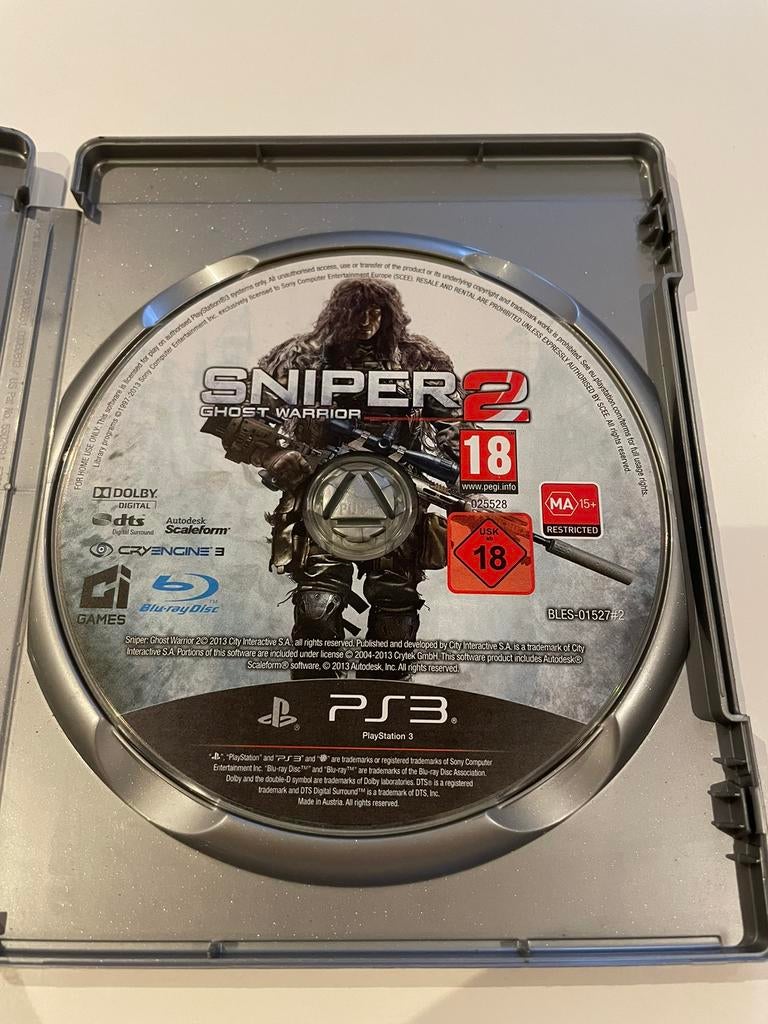 Sniper 2 - Guerrier Fantôme pour PS3, Shooter, Enlèvement ou Envoi, 1 joueur, À partir de 16 ans