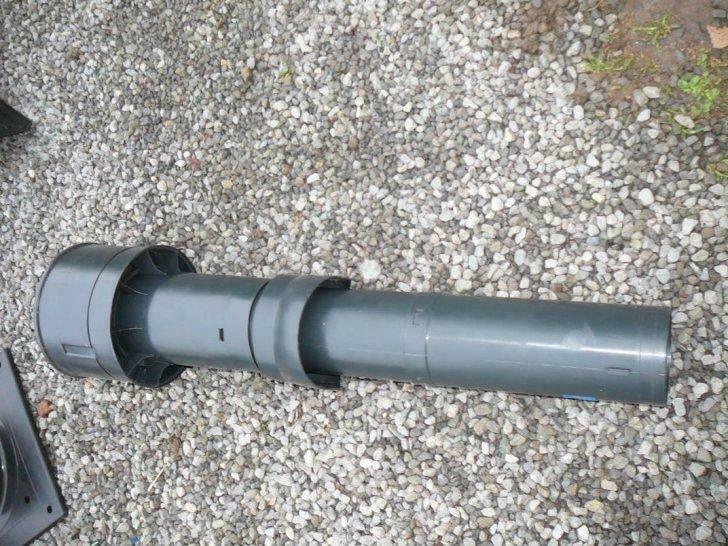 schouw  alu  80/125 dakdoorvoer, muurdoorvoer en verluchting, Ophalen, Nieuw, Cv-ketel of Combi-ketel