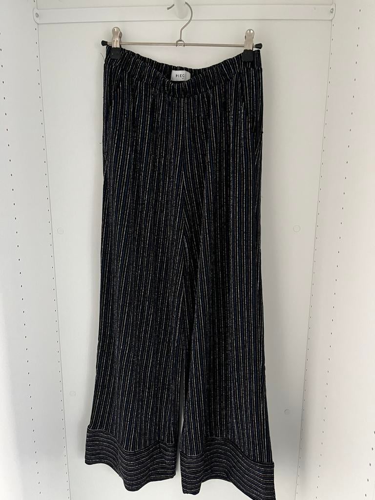 Glitter broek Pieces maat xs, Ophalen of Verzenden, Zo goed als nieuw, Maat 34 (XS) of kleiner
