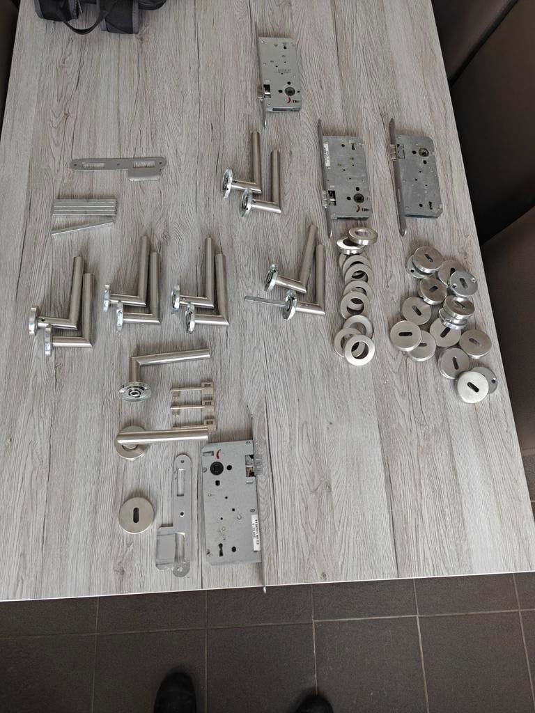 Deurklinken 6 stuks compleet, Ophalen