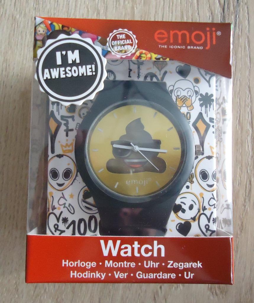Kinderhorloge Van EMOJI WATCH in Nieuwe staat !, Ophalen of Verzenden, Nieuw, Zwart, Jongen of Meisje