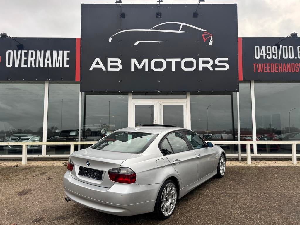 Bmw 318i 2007 140.000 km navi leder open dak, Auto's, Bedrijf, Te koop, Benzine