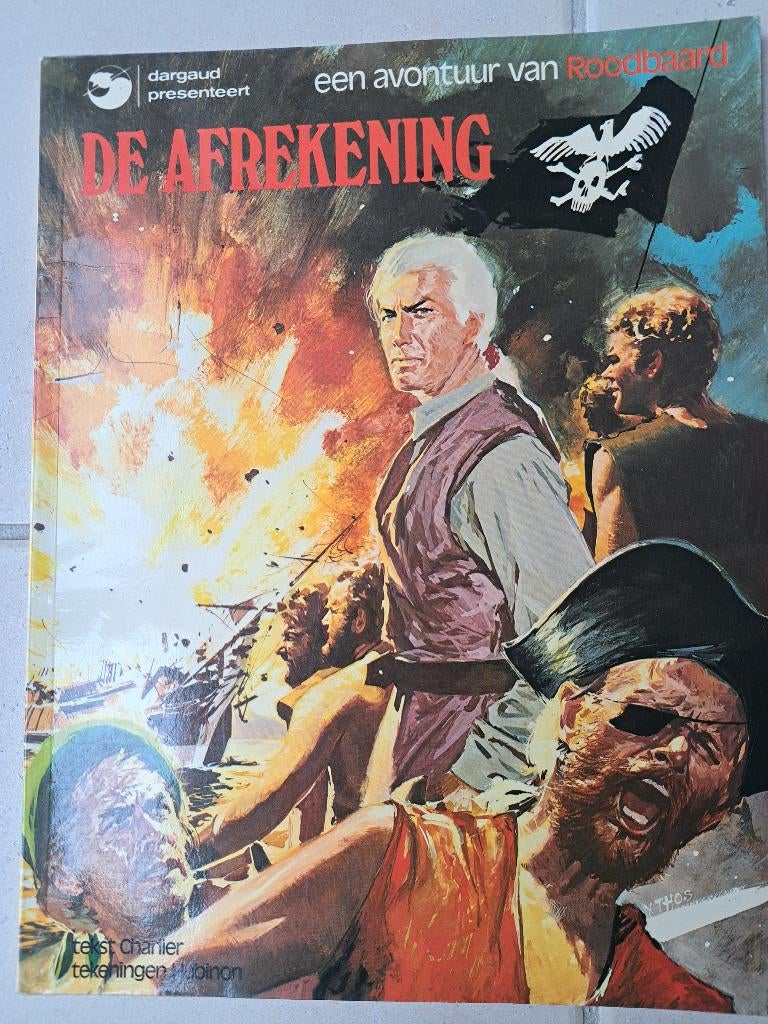 Strip - Roodbaard - De afrekening, Boeken, Gelezen, Eén stripboek, Ophalen of Verzenden, J.M. Charlier ☆ V. Hubinon