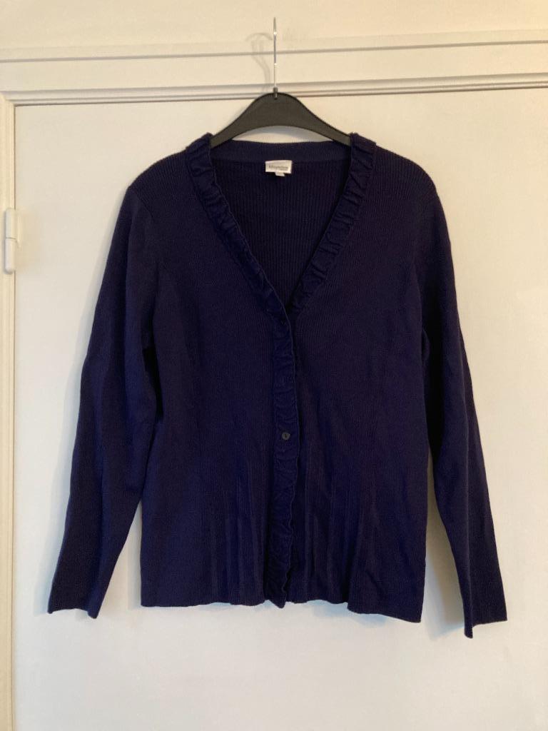Donker blauwe gilet - Mayerline - maat L, Mayerline, Blauw, Maat 42/44 (L), Ophalen of Verzenden
