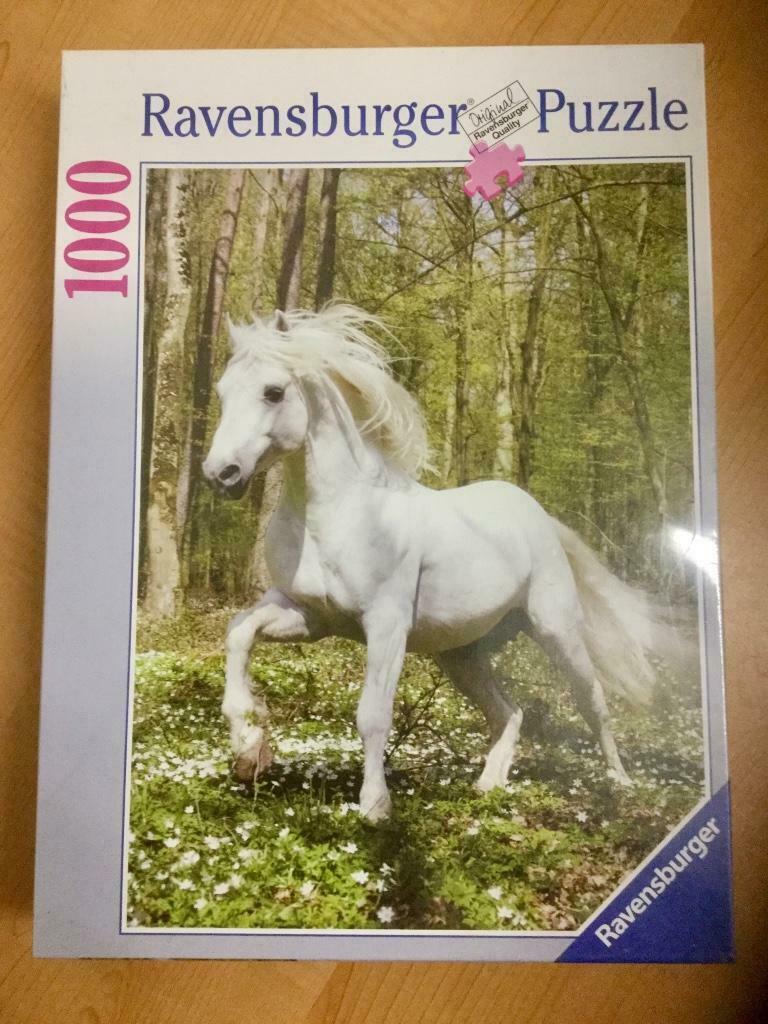 Prachtige Ravensburger Puzzel 'Paard'. 1000 stukken. Nieuw!!, Enlèvement ou Envoi, Neuf