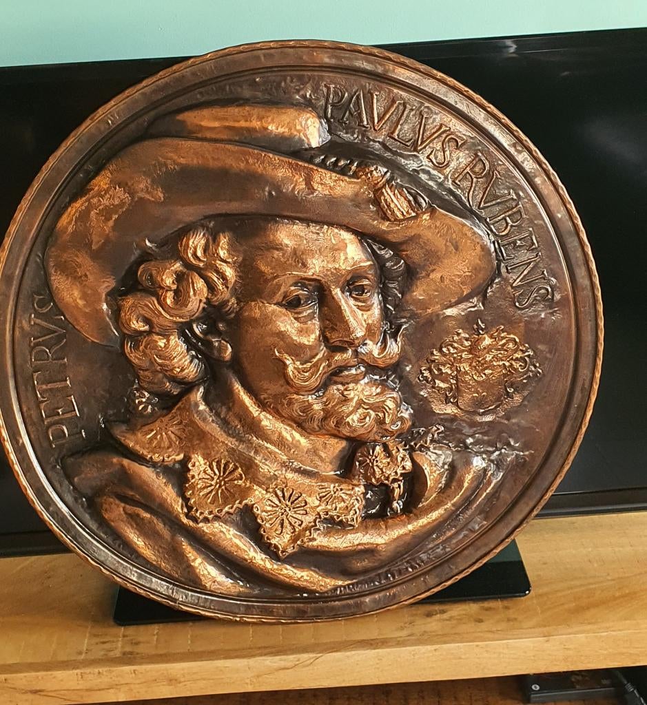 Rubens koperen wandplaat, Antiek en Kunst, Ophalen