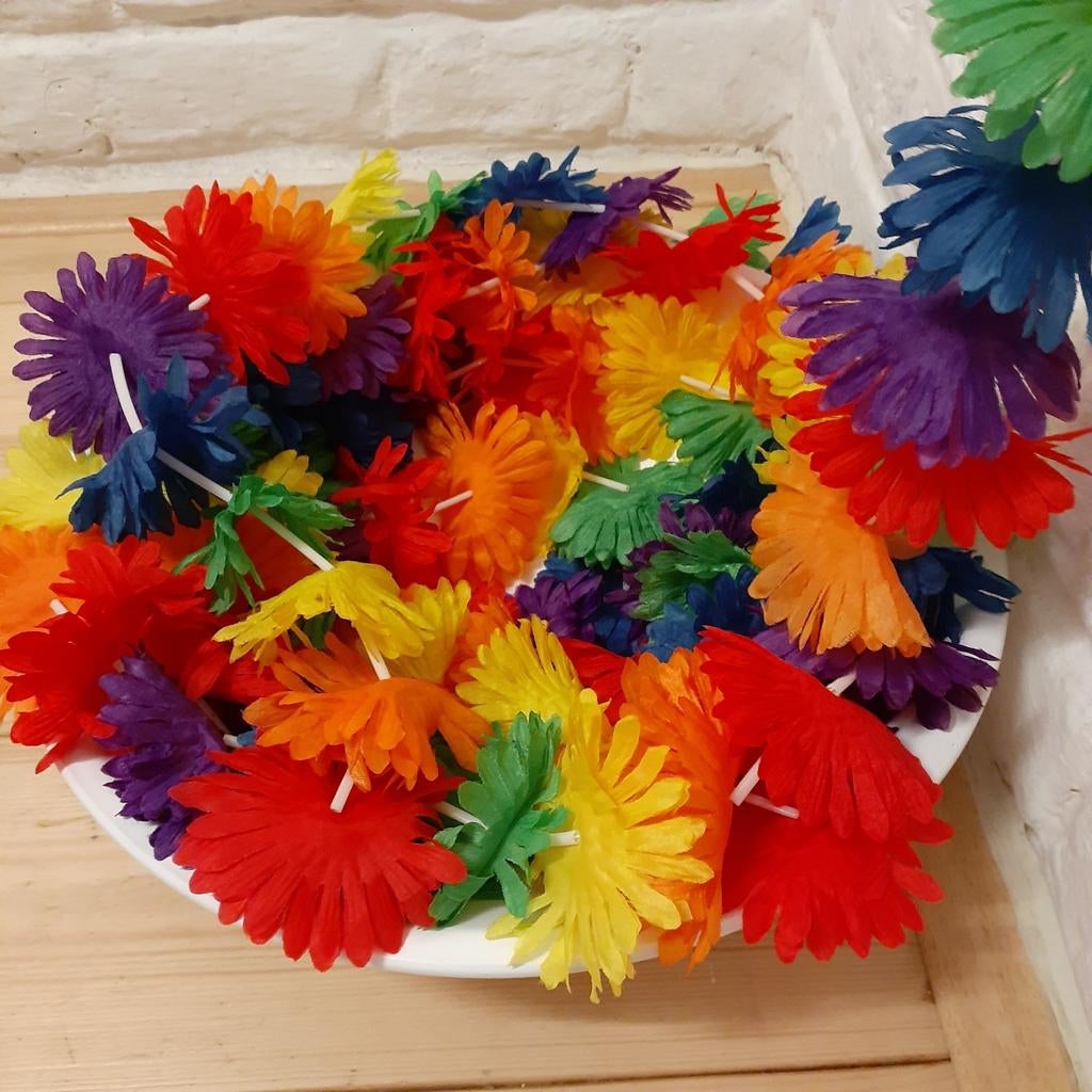 Fleurige decoratieve bloemenslinger, Ophalen, Nieuw
