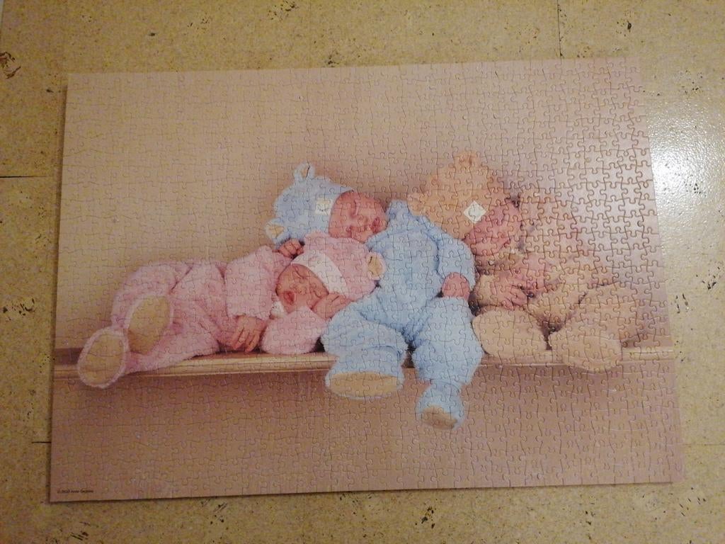 vastgekleefde puzzels Anne Geddes, Ophalen of Verzenden, Gebruikt
