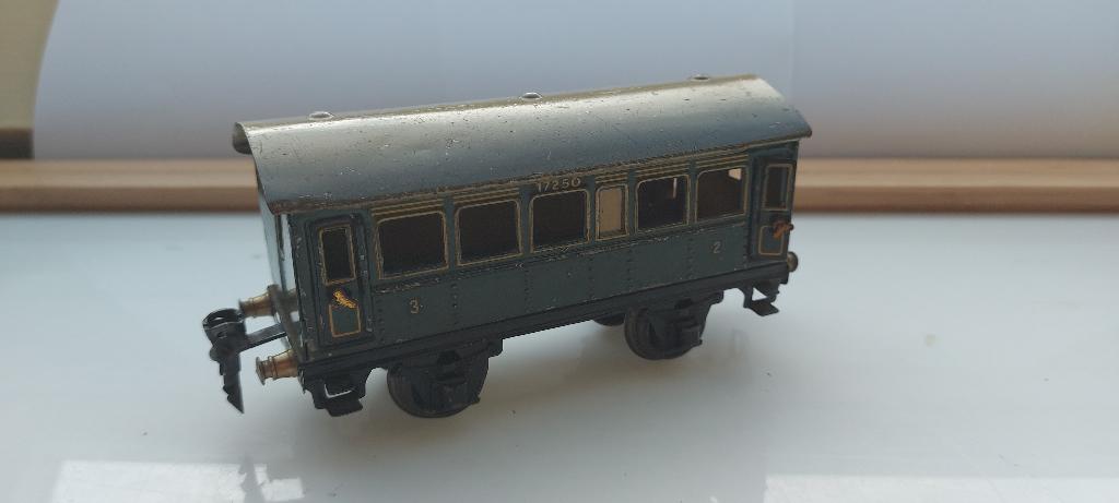 Marklin schaal 0 1725 P-wagen spoor O, Gebruikt, Gelijkstroom of Wisselstroom, Wagon, Ophalen of Verzenden
