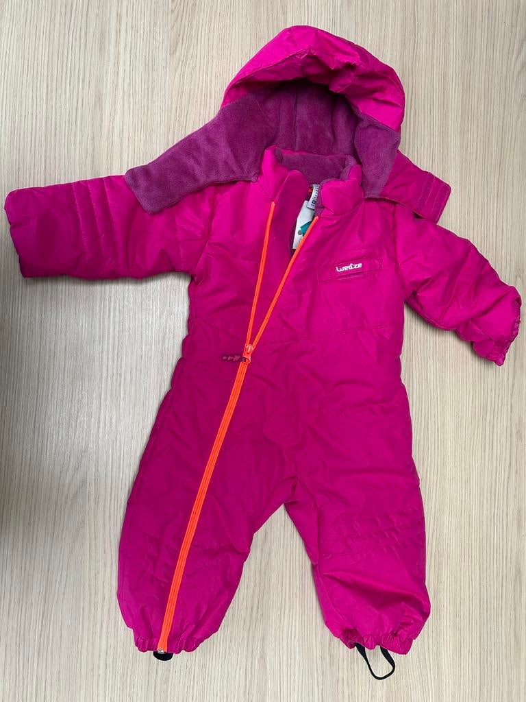 Wedze roze skipak 12 maanden, Kinderen en Baby's, Ophalen, Zo goed als nieuw, Jongetje of Meisje, Overige typen