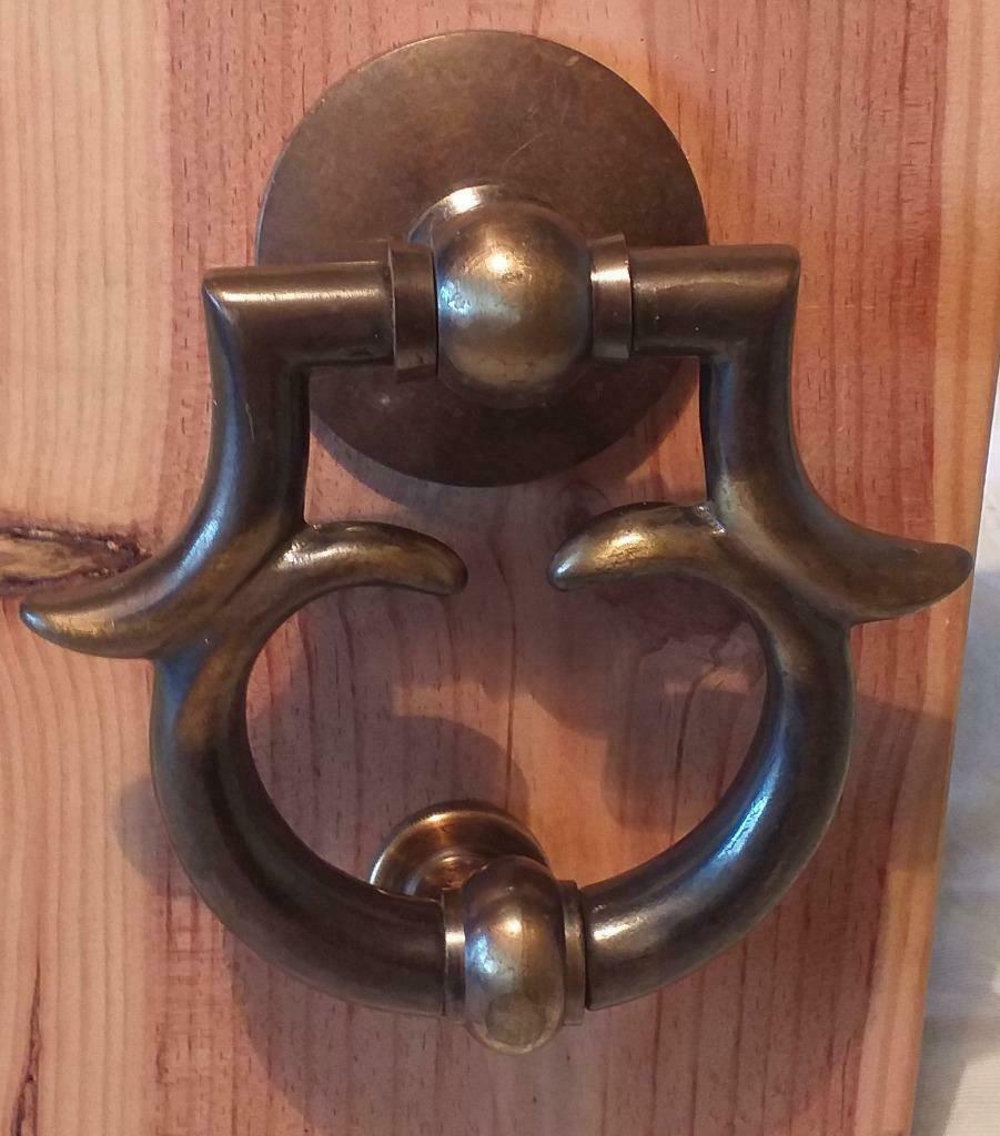 deurklopper in brons, Antiek en Kunst, Antiek | Brons en Koper, Ophalen of Verzenden, Brons