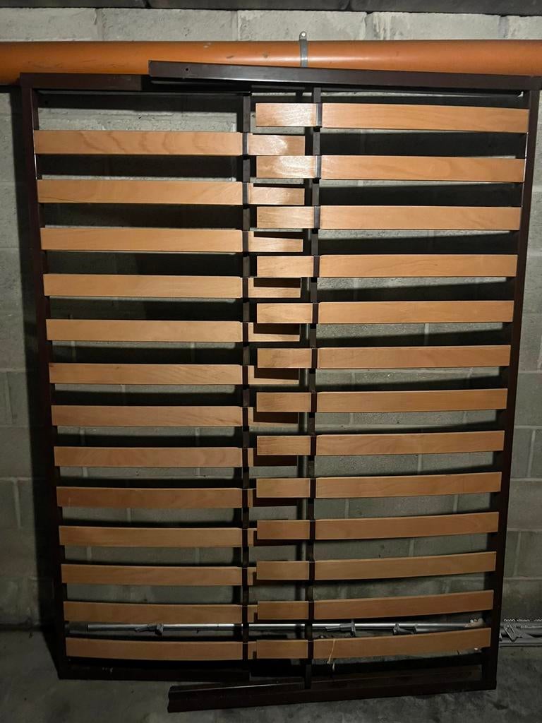 lattenbodem, Maison & Meubles, Chambre à coucher | Matelas & Sommiers, Enlèvement, Comme neuf