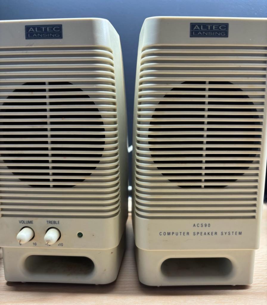Altec Lansing Computer Speakers ACS90, Informatique & Logiciels, Enceintes Pc, Utilisé, Canal audio 2.1, Enlèvement ou Envoi