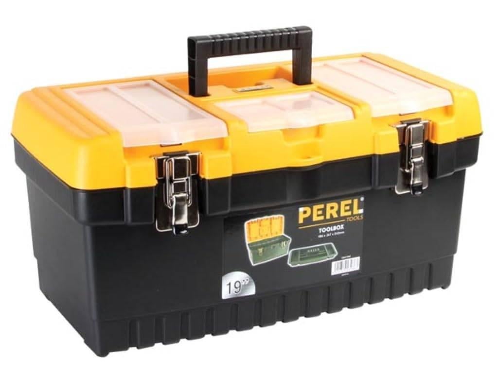 19" Perel gereedschapskist, Doe-het-zelf en Bouw, Ophalen, Gebruikt