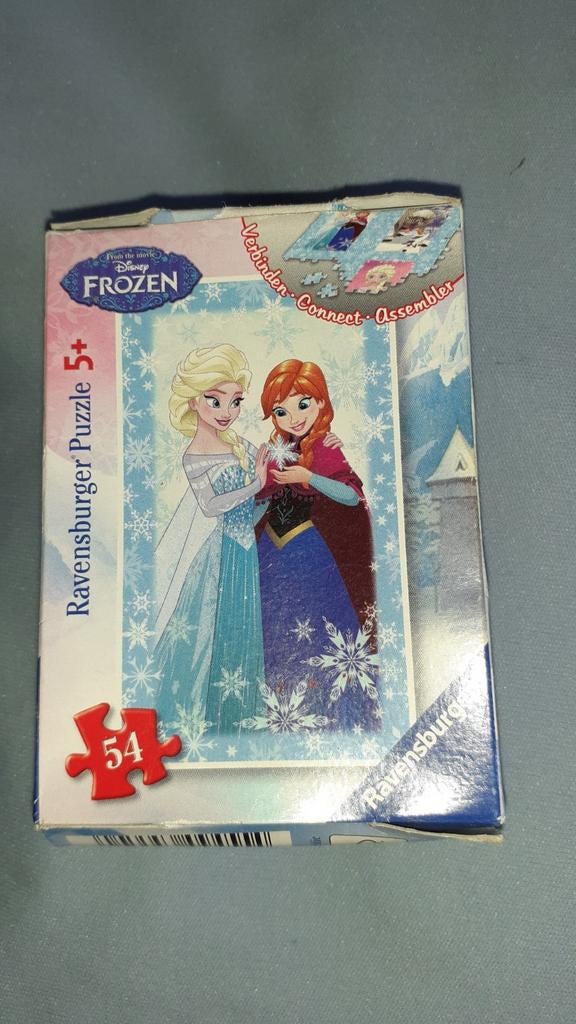 Mini puzzle reine des neiges 54 pièces 20x13 cm, Enlèvement ou Envoi