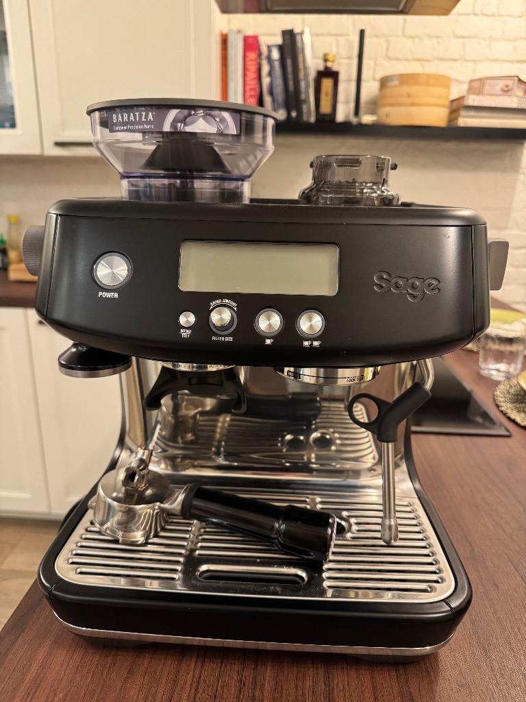 Breville Barista Pro 2025 – broyeur Baratza – très bon état, Ophalen, Afneembaar waterreservoir, Koffiemachine, Koffiebonen