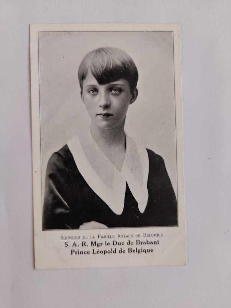 le Duc de Brabant Prince Léopold de Belgique, Collections, Enlèvement ou Envoi, Utilisé, Carte, Photo ou Gravure