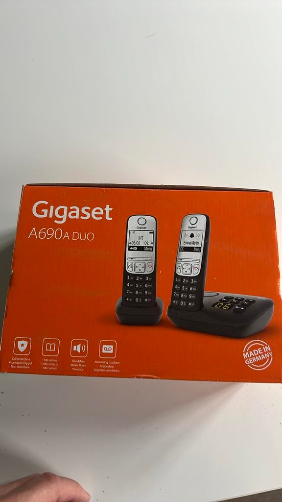 Gigaset duo - 2 téléphones avec répondeur. Neufs, Enlèvement ou Envoi